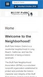 Mobile Screenshot of bluffpark.org